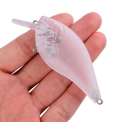 China ABS Plastic Crank Empty Lure 8.3cm 13.4grams Fishing White Unpainted 12 Grams Fishing Lures Unpainted for sale