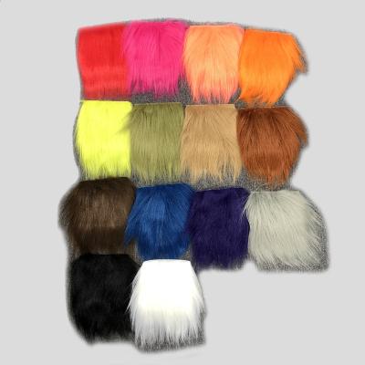 China Pike Pilot 10cm Long 14 Colors Soft Fly Fur High Density Water Repellent Fly Tying Fiber Fleece Material Fly Tying Craft Fur for sale