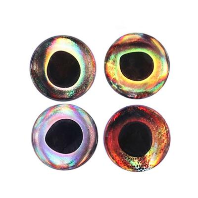 China Fire Ice Wind Land Fish Eye Sticker Fly Tying Fish Eyes For Lure Fishing Eyes 3mm To 16mm for sale