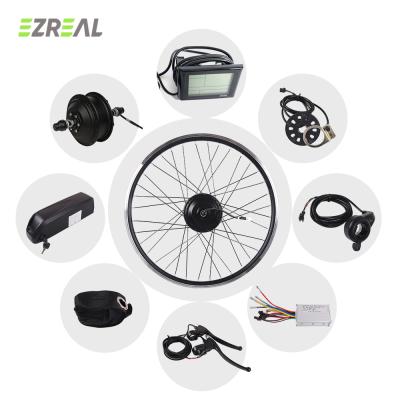 China EZREAL 100-135mm Frame Dropout 36V 350W Hub Motor High Speed ​​Electric Bicycle Bike Conversion Kit with 29