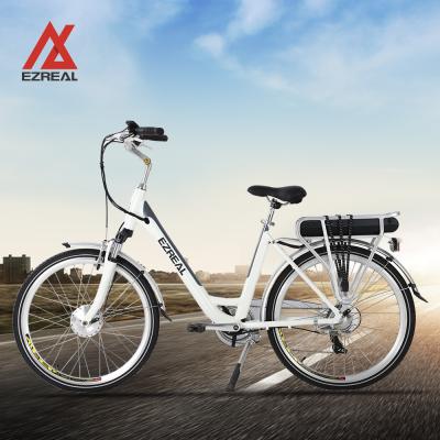 China 36V 250W Electric Bicycle Lady City e Bike Commuter Ebike Retro EZREAL Standard Cycle For Women for sale