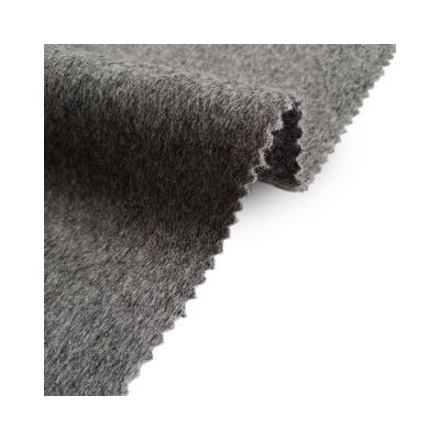 China Sustainable Cashmere Overcoat High Weight Tweed Fabric Custom Cashmere Stripe for sale