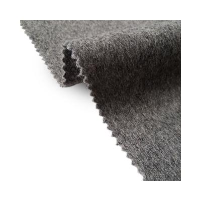 China Soft healthy breathable 50%wool sustainable flannel fabric brushed twill woven linen fabric for shirts for sale