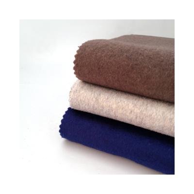 China Sustainable Wholesale Soft Solid Dyed Polyester Cotton Brushed French Terry Fleece Fabric for sale