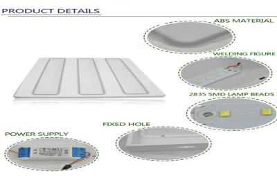 China IP40 CE RoHS 303*1200 *30  LED Grille Lights 2835 SMD Lifespan 50000Hrs for sale