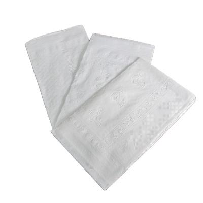 China 1/8 Virgin White Hot Sale 2Ply Fold Dinner Napkin Wholesale Paper Napkins for sale