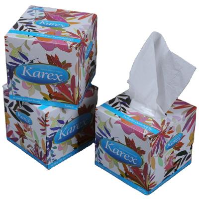 China Wholesale Bulk Cube Box Virgin Facial Tissue Box Tissue Box Factory Facial Tissue for sale