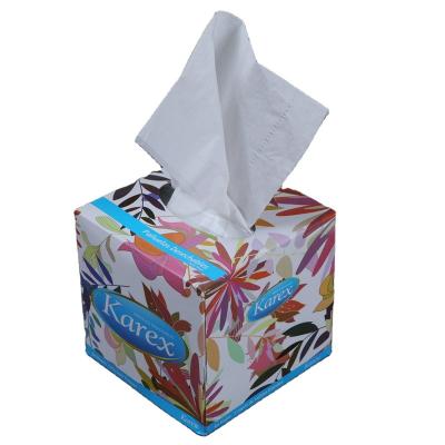 China Hot Selling Sample Box Tissue Free OEM Customized Logo Package Box Facial Tissue Paper for sale