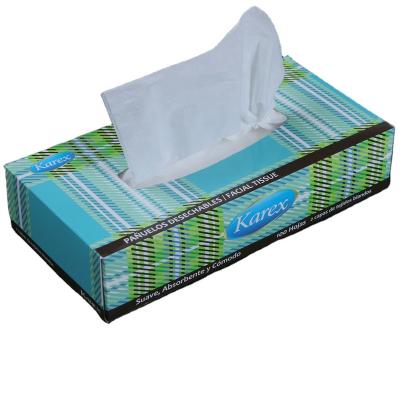 China Hot Sale Box Tissue OEM Customized Logo Tissue Paper Tissue Towel Package Pull Box Facial for sale