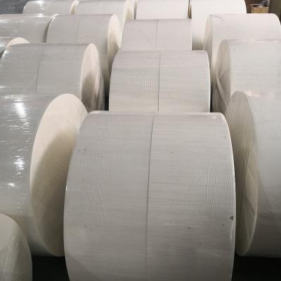 China Public Place Virgin Wood Pulp Tissue Paper Jumbo Roll Unbleached Mother Tissue Tissue Paper Jumbo Roll Parent Cloth Elephant Roll for sale