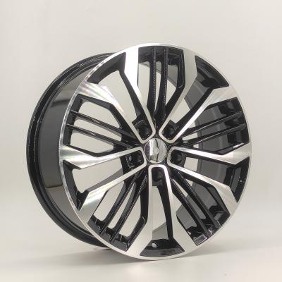 China Automobile modification ready to ship CB 66.45 18*8j ET40 5*112 black face sport aluminum color machine car rim fit for VW Passat passenger car tires for sale