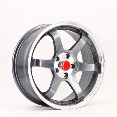 China 18 inch 8j 9j 5X112/120/100 Japan auto modification new design te37 racing car alloy wheels rims in stock fit for racing cars for sale