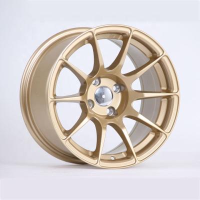 China Wholesale Customized Aftermarket Car Wheel Aluminum Alloy Gravity Gold Color Casting Bronze Car Wheels Edge Manufacturers for sale