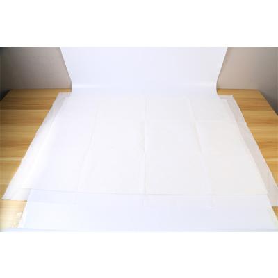 China Plain Woven Low Cost Disposable Lightweight And Breathable Bed Use Diaper Adult Care Pad for sale