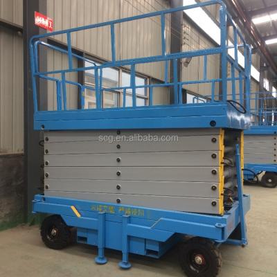 China Mobile maintenance platform for construction battery operated 12meters for sale