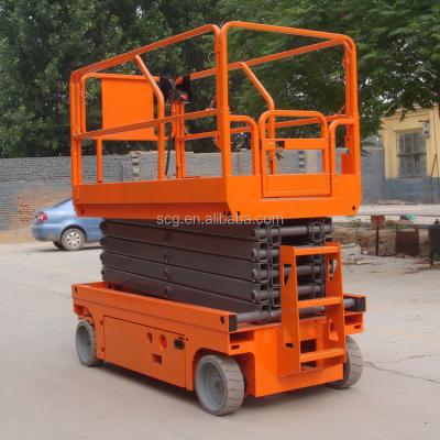 China Electric Maintenance Work Platform Lift With Man Safety Basket for sale