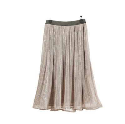 China Breathable Hot Sale Products Lady Midi Pleated Maxi Long Women Skirt For Top Selling Custom Made Lady for sale