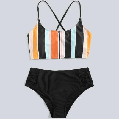 China 2022 Other Swimwear Push Up Bikini Set Patchwork Brazilian Unpadded Swimwear for sale