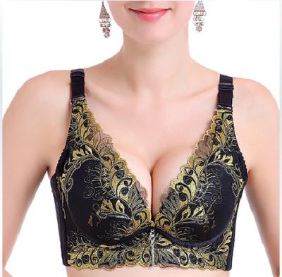 China Custom QUICK DRY Lift Up Bra Big Size Padded Bra Small Women Seamless Top Women Push Up Bra Set for sale