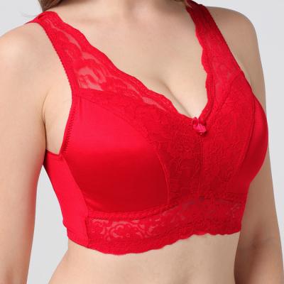 China Custom made QUICK DRY large size comfortable breathable adjustable cotton fat push up ladies plus size bras for sale