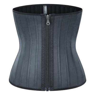 China Viable hot sale steel boned detachable latex cincher body shaper shapewear private label seller size detachable trainer 25 for sale