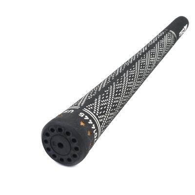 China Custom High Quality Golf Grip Anti Slip OEM Non Slip Cotton Tied Golf Club Rubber Grips for sale