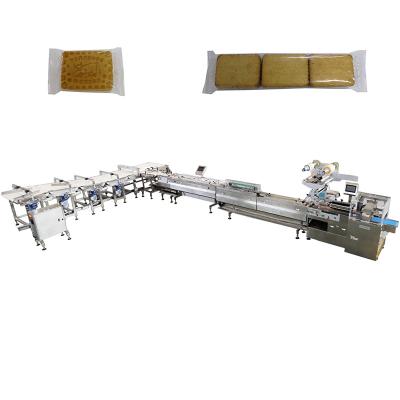 China Customized Soontrue Automatic Machinery Biscuit Biscuits Cookies Packing Production Line for sale