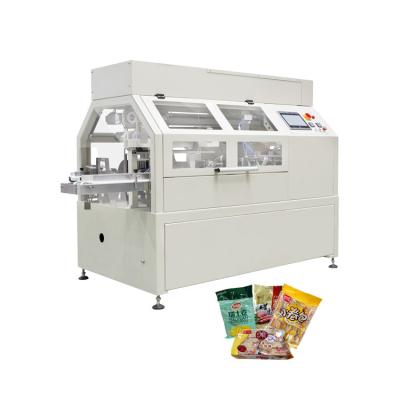 China Food Premade Bag Flow Wrapper, Full Automatic Horizontal Automatic Premade Bag Packing Machine for sale