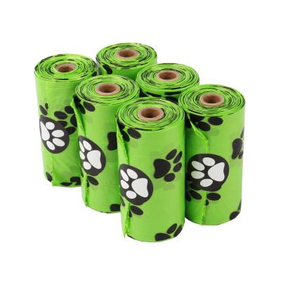 China Viable Wholesale Biodegradable Roll Pet Waste Bag With Dispenser Dog Poop Bag for sale