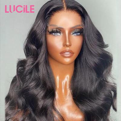 China Body Wave HD Transparent Lace Front Human Hair 360 Lace Front Wig Body Wave Wig Raw Peruvian Virgin Full Lace Hair Wig For Black Women for sale