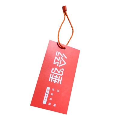 China Recycled Custom Logo Printed Paper Product Price Tag Label for sale