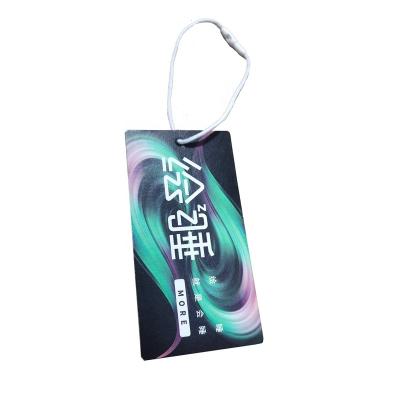 China Recycled Custom Logo Printed Paper Garment Hang Price Tag for sale