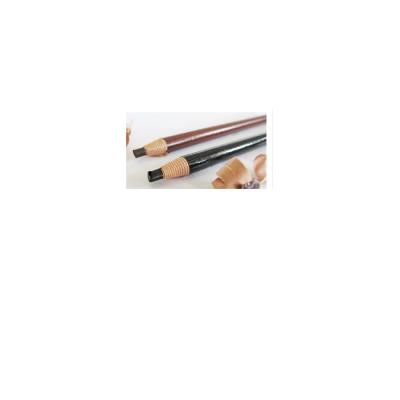 China Wholesale Waterproof Permanent Unthreading Flat String Eyebrow Black Pencil for sale