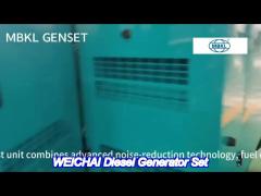 soundproof and open model weichai diesel generator sets single or three phase