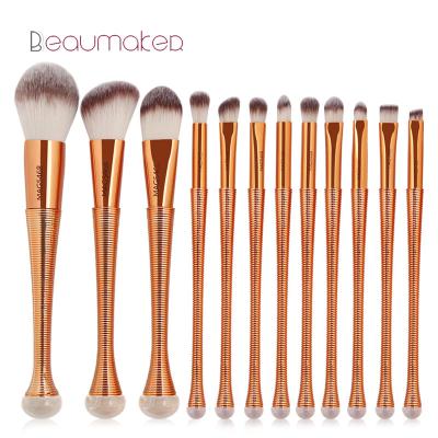 China Angular Blush Beaumaker Amazon Hot Sale 12pcs Makeup Set Brush China Factory RTS Suppliers 2021 Make Up Brush eili b for sale