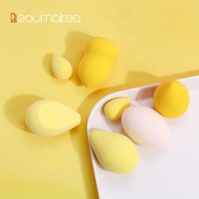 China OEM Private Label Organic Konjac Sponge Puff Powder Puff 7pcs Canned Beauty Sponge Blending Colorful Compressed Facial Sponges for sale