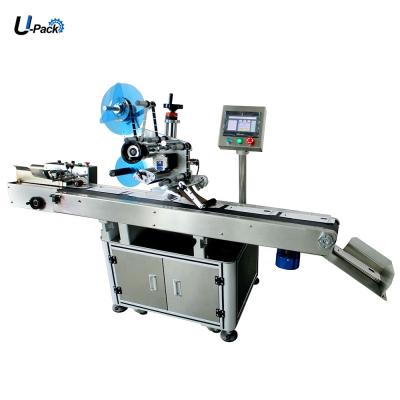 China CLOTHING automatic flat labeling machines for box automatic flat labeling machine for paper box flat labeling machine for food bags for sale