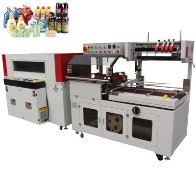 China High Speed ​​Food Shoes Gift Pet Bottle PVC POF Plastic Film Heat L Bar Sealer Shrink Tunnel Sealer Wrapping Packaging Machine for sale