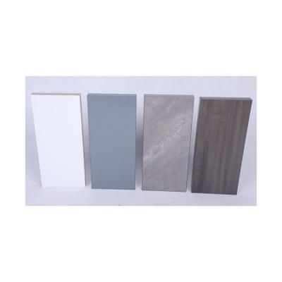 China Factory Supply Attractive Price Metallic Cool Touch Kitchen Cabinet Door Wood PET Highlight Fiberboard Decorative Panel for sale