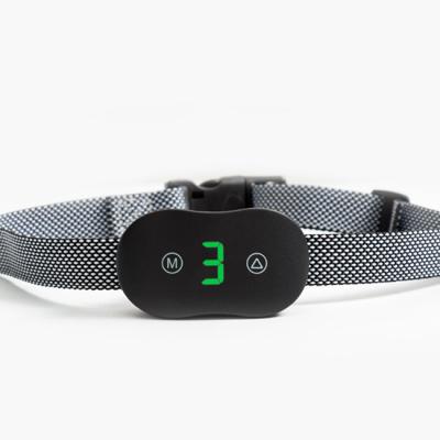 China Multifunctional Dog Bark Control Automatic Smart Waterproof Stopper Anti Shock Vibration Electric Shock Dog Bark ID Bark Collar for sale