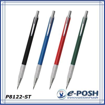 China Promotion Advertising Gift Executive Office& School Stylish Metal Thin Push Action 2.0 Mm Mechanical Pencil for sale