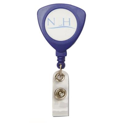 China Triangle Shape Plastic ID Badge Reel for sale