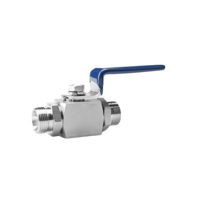 China General Stainless Steel 7200 PSI High Pressure Hydraulic High Temperature High Temperature Ball Valve for sale