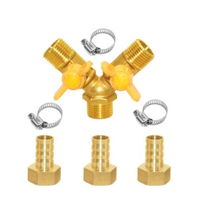 China General Brass 3 Way Ball Valve With 1/2