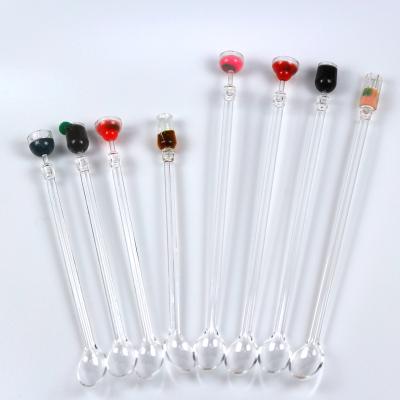 China Plastic Acrylic Reusable Cocktail Sticks Decoration Cocktail Drinkware Stirrers Disposable Cocktail Sticks for sale