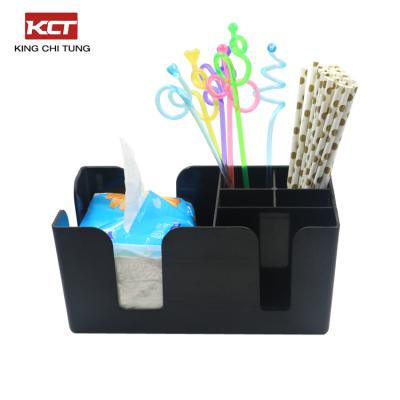 China Wholwholesale Disposable Plastic Tissue Box Multifunction Hotel Tissue Case For Clubs Restaurant Integrated Tissue Boxes for sale