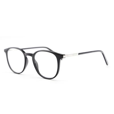 China For Acetete Reading Glass Special Design Unisex Customized Black Glasses Frame for sale