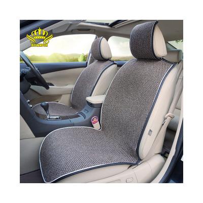 China Universal Car Seat Covers 2022 New High-quality Designed High-textured Flax Car Seat Cushion for sale