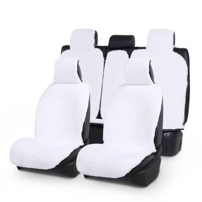 China Luxury Recommend Classic Design High Quality Artificial Rabbit Fur Cushion Seat Car Seat Covers for sale