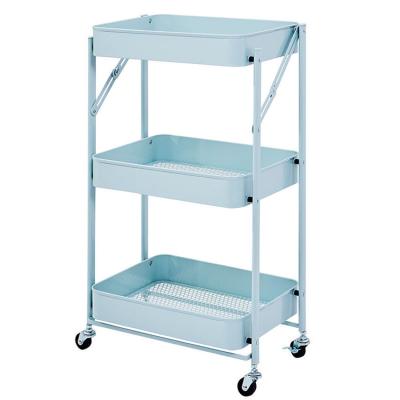 China Viable Toy Storage Shelf Kids Book Holder Bathrom Accessories On Wheels Mobile Shelving Cart Corner Bathroom Bookcase Metal Folding for sale